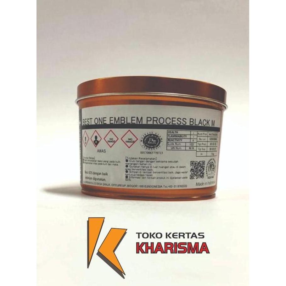 Tinta Cetak , Cemani Toka , Best One Emblem Process Black M