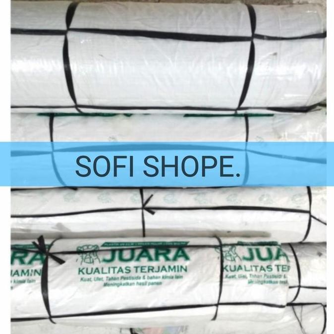 DISKON plastik uv ukuran 3 x 50 meter uv juara tebal 170 ron juara 100% READY STOCK