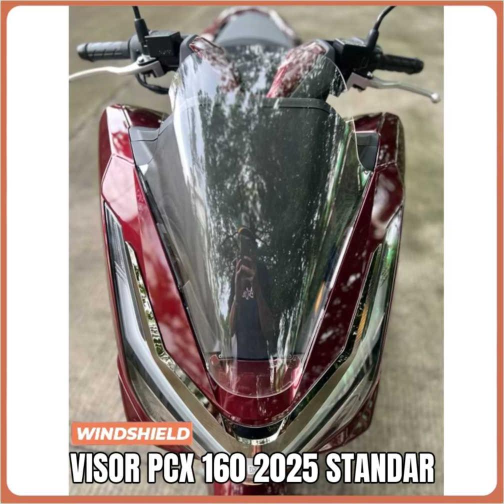 Windshield PCX 160 New 2025 | Visor PCX 160 | Windshield Honda PCX 160 2025 Model Standar Bening