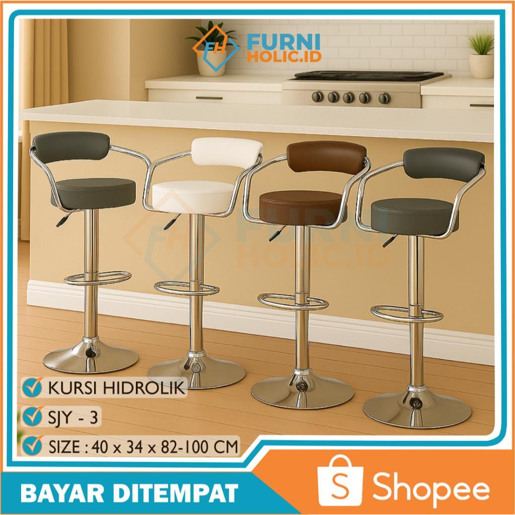 Kursi Bar Hidrolik / Kursi Kantor / Kursi Hidrolik / Kursi Bar / Kursi Kerja Multifungsi