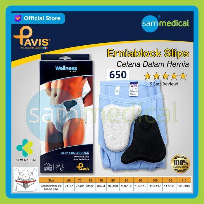 ASLI PAVIS Celana Dalam Hernia / Celana Hernia ITALY 650 READY STOCK