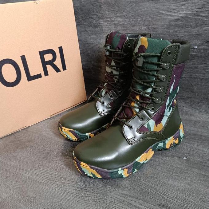 Sepatu PDL Loreng Jatah Brimob Tahun 2022 / Sepatu PDL Loreng Brimob