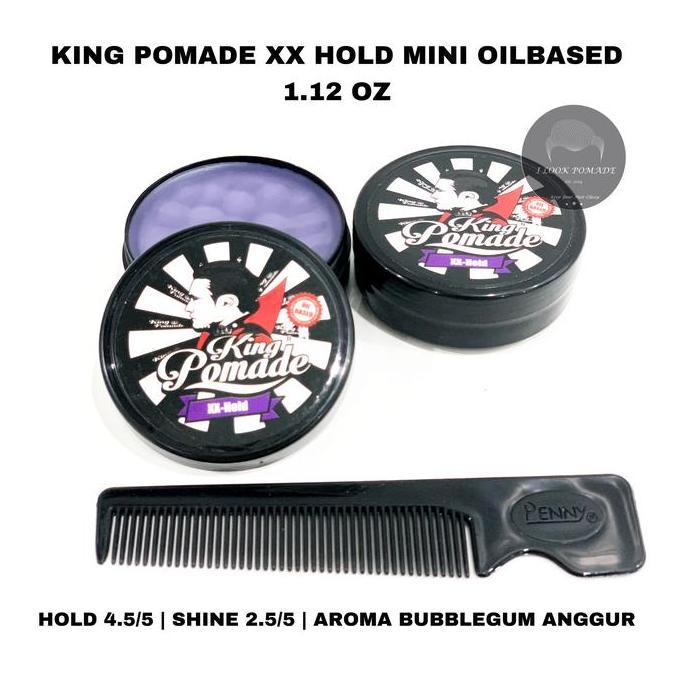 Littlehn- King Pomade Mini Xx Hold Aroma Bubblegum Anggur