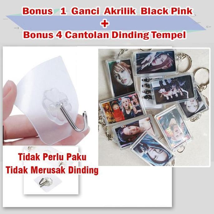 Dkrs- Hiasan Dinding Walldecor Paket 4 Buah Unofficial Kpop Merch Fans Made Pink Venom Born Pink Paj