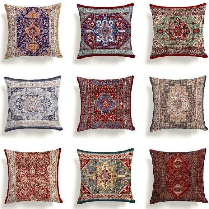 Bantal Sofa Print Turkish Kilim Turkey Maroko Cover Cushion Pillow Kode 1012