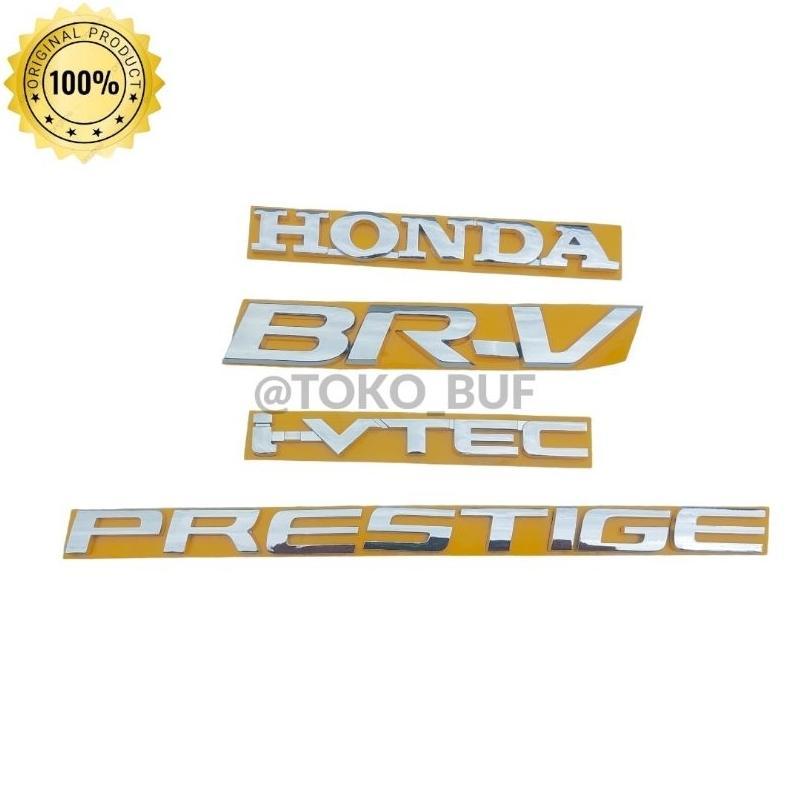 Emblem Honda BRV Original  Komplit / Emblem BRV Prestige 2016up Belakang