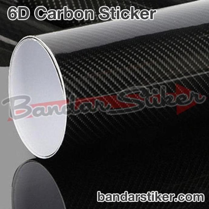 SKOTLET CARBON 6D HIGH GLOSS STICKER VARIASI MOBIL MOTOR KEVLAR ASLI