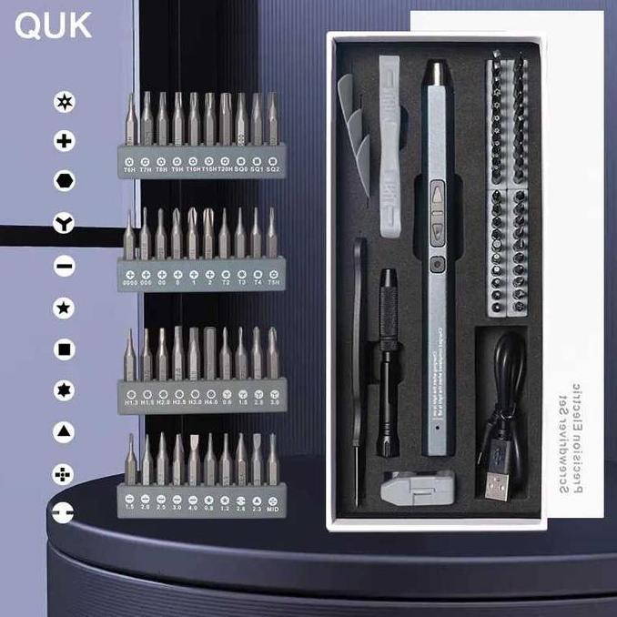 Obeng elektrik 50 in 1 - obeng listrik mata bor set komplit Promo