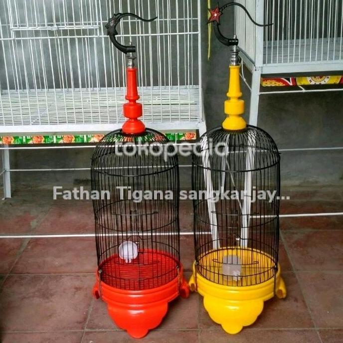 TERMURAH - Kandang burung kecil import diameter 23 cm x T badan 43 cm