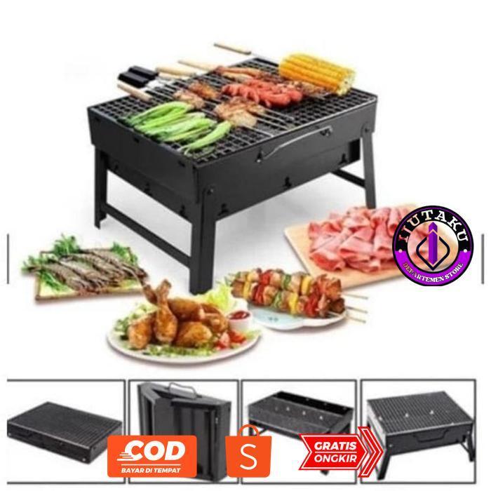 IJUTAKU ALAT PEMANGGANG PORTABLE LIPAT ANTI KARAT SS-64