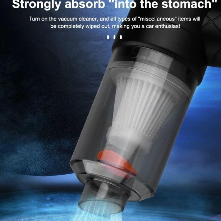 BESTPROMO VACUM CLEANER PORTABLE MINI 2IN1 VACUUM CLEANER PENYEDOT DEBU MOBIL RECHARGER BATERAI