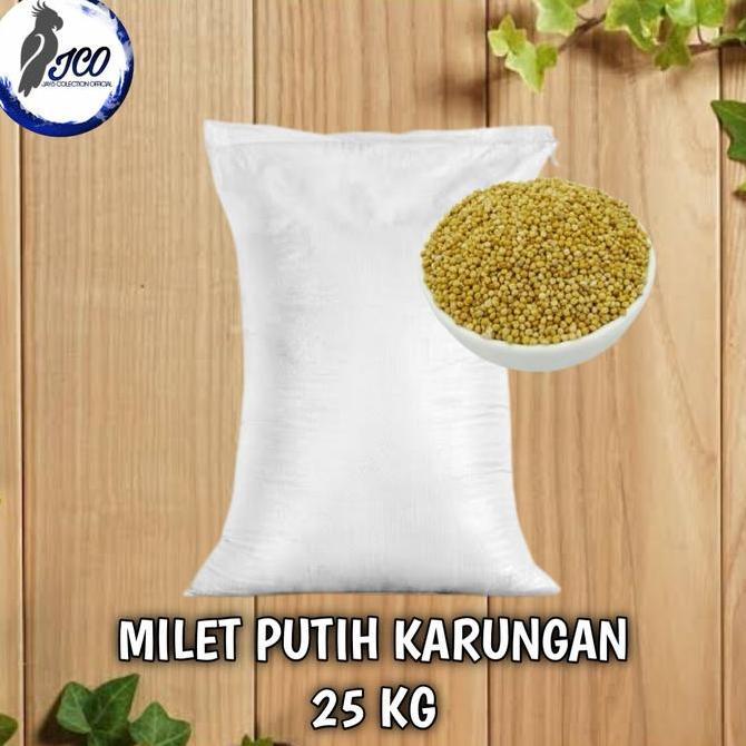 BEBAS ONGKIR - MILLET PUTIH KARUNGAN 25KG