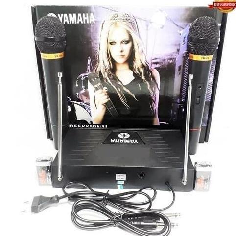 Expert- Yamaha YM-66 Mic Wireless Karaoke Microphone Tanpa Kabel