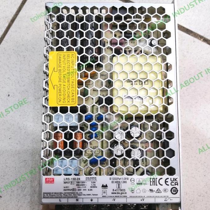 Power Supply Meanwell LRS-150-24 / LRS 150 24 / MEAN WELL LRS150-24 Promo