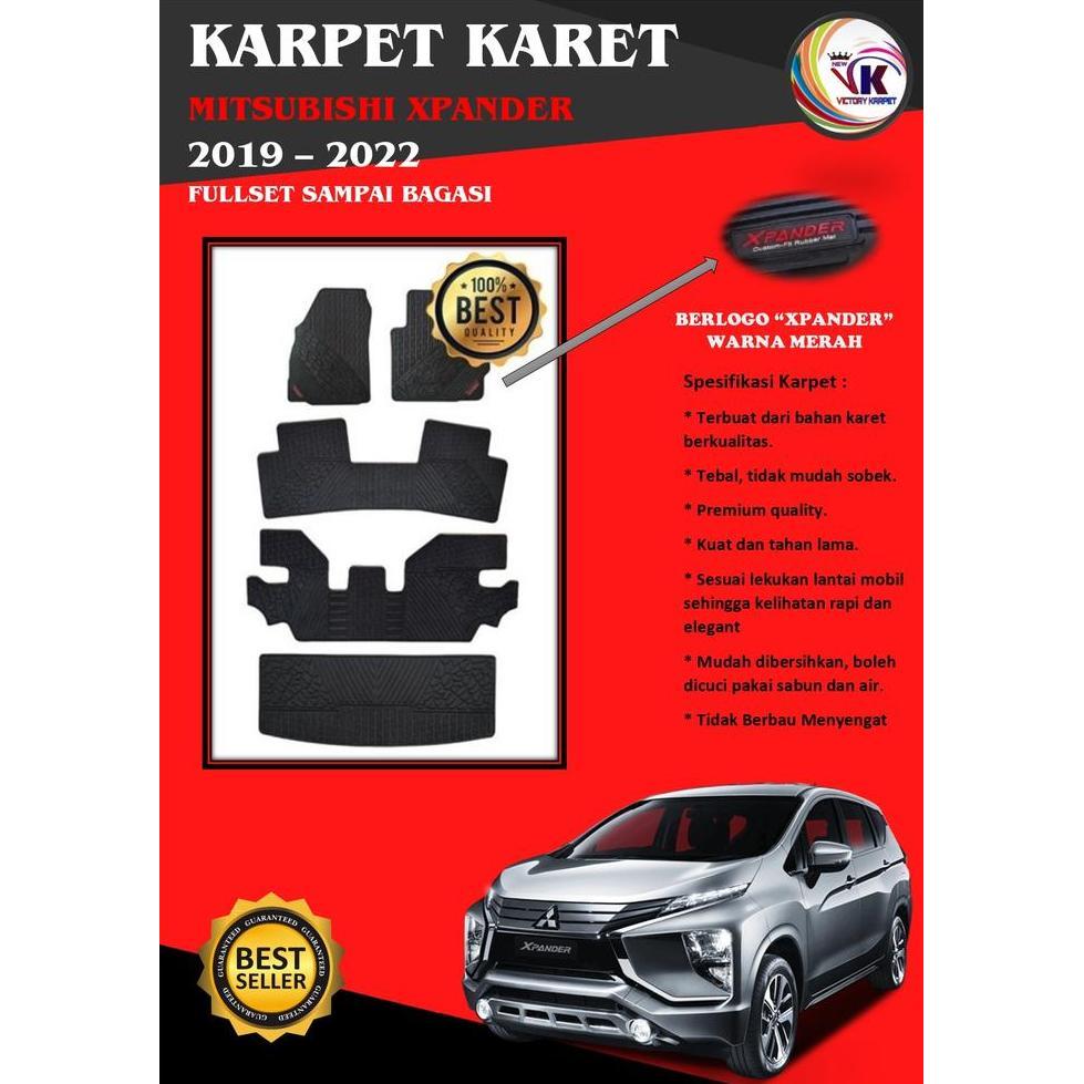 KARPET MOBIL XPANDER CROSS 2019/2021 PREMIUM FULL SET TERMURAH