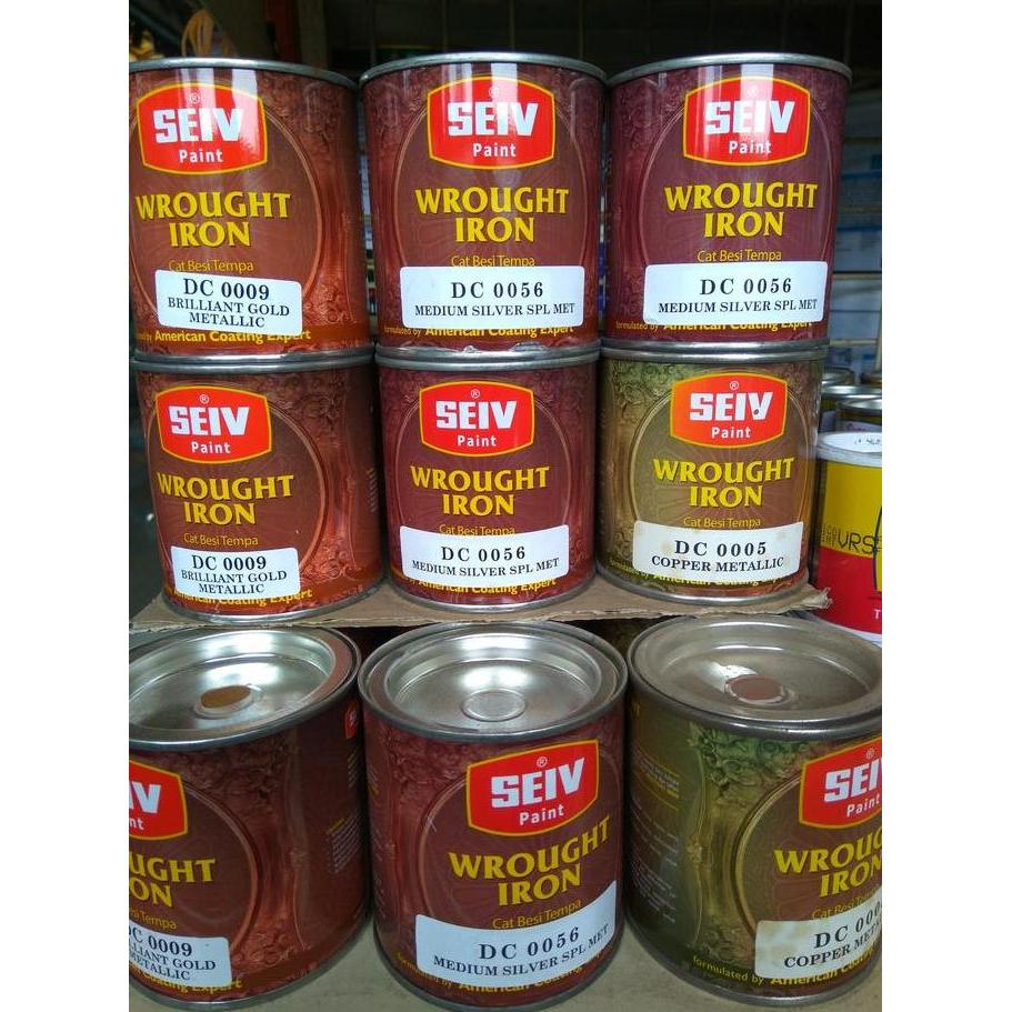 Cat Besi Tempa Seiv Gold Emas / Seiv Brilliant Gold Metallic 250 Ml Kode 697