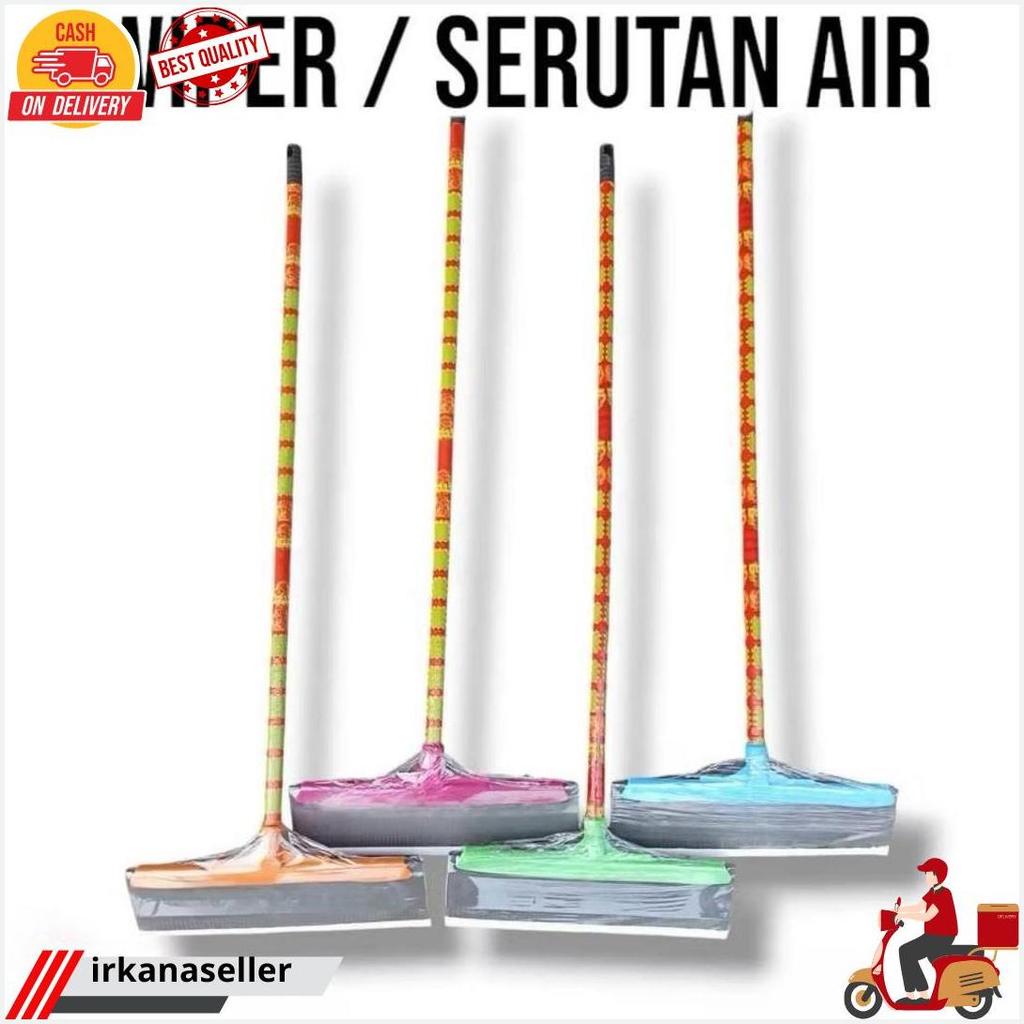 Wiper Lantai Karet Serok Air Pel Karet Lantai Pelan Wiper Pembersih Lantai Basah Bisa Cod
