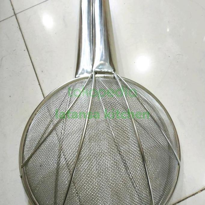saringan minyak stainless/saringan jumbo/serokan besar 32