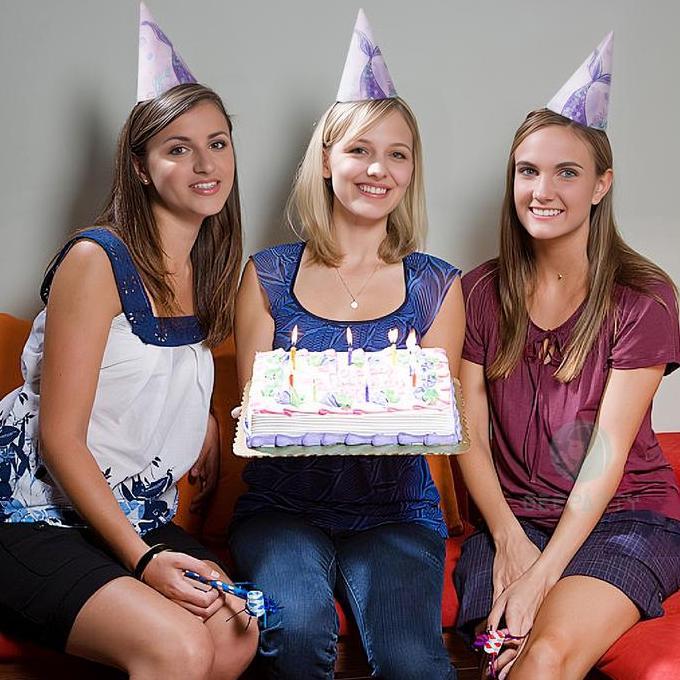 Ptyt- 6 Pcs Kertas Topi Ulang Tahun Ekor Putri Duyung Untuk Perlengkapan Dekorasi Pesta Ulang Tahun 