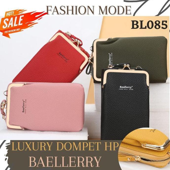 TERBARU - LUXURY DOMPET PANJANG HP BAELLERRY TAS SELEMPANG KULIT HANDPHONE BAELLERY WANITA IMPORT - 