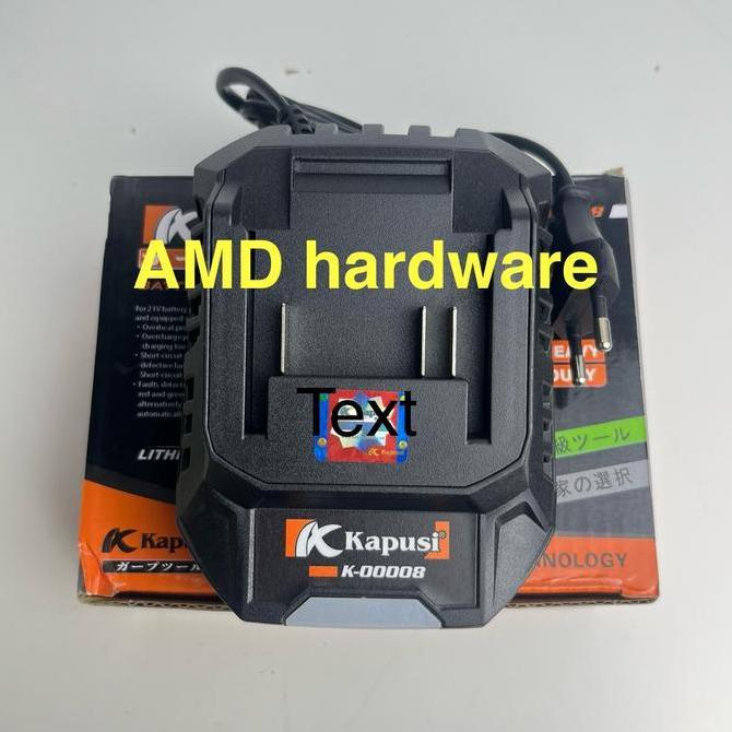 Yourpw- Charger Casan Baterai Cordless Bor Impact Wrench Kabel Cas Nagawa 21V