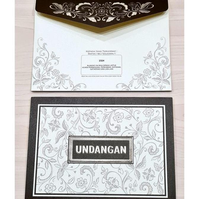 Ptyt- Blangko Kosong Undangan Erba 2324 Isi 100 Lembar