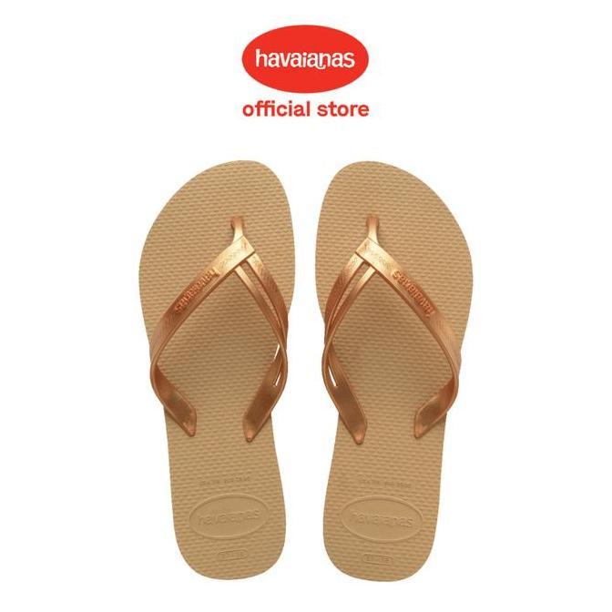 PROMO DISKON - [ONLINE EXCLUSIVE] Havaianas 0570 Elegance Golden - Sandal Wanita