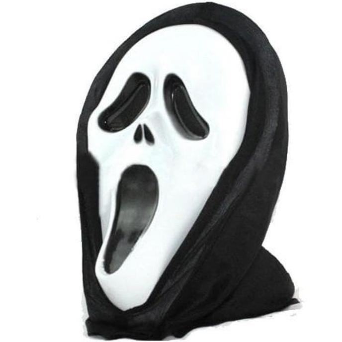 Expert- Topeng Scream skull tengkorak hantu haloween cosplay kostum