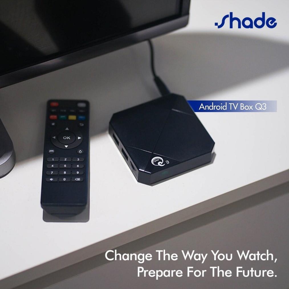 CUCI GUDANG SHADE Android Tv Box MiniQ3 Ram 2gb Rom 16gb Android 9 Wifi 2.4G 4K Ultra HD Smart Tv Bo