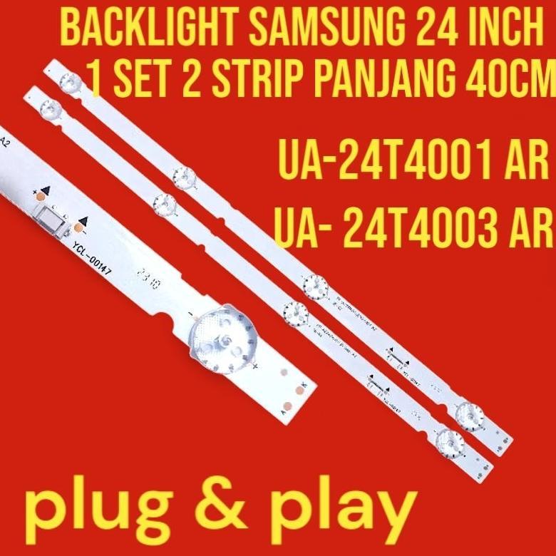 BIG SALE BACKLIGHT TV LED SAMSUNG 24 INCH UA-24T4001 AR  UA-24T4003 AR