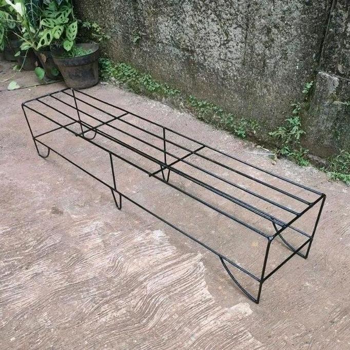 Plnt- Rak Pot Tanaman 1 Tingkat / Rak Pot Bunga Besi / Rak Pot Tanaman/