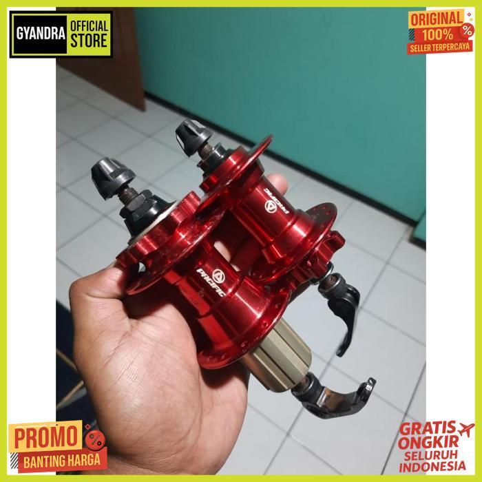 Sale Hub Freehub Pacific Model Cassate 28 Hole Jangkrik, Depan 2 Bearing Belakang 4 Bearing Sepeda L