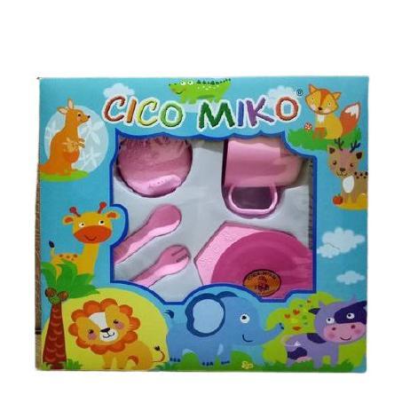 Pengiriman Cepat Feeding Set Ciko Miko Kecil L Peralatan Makan Bayi Cico Miko