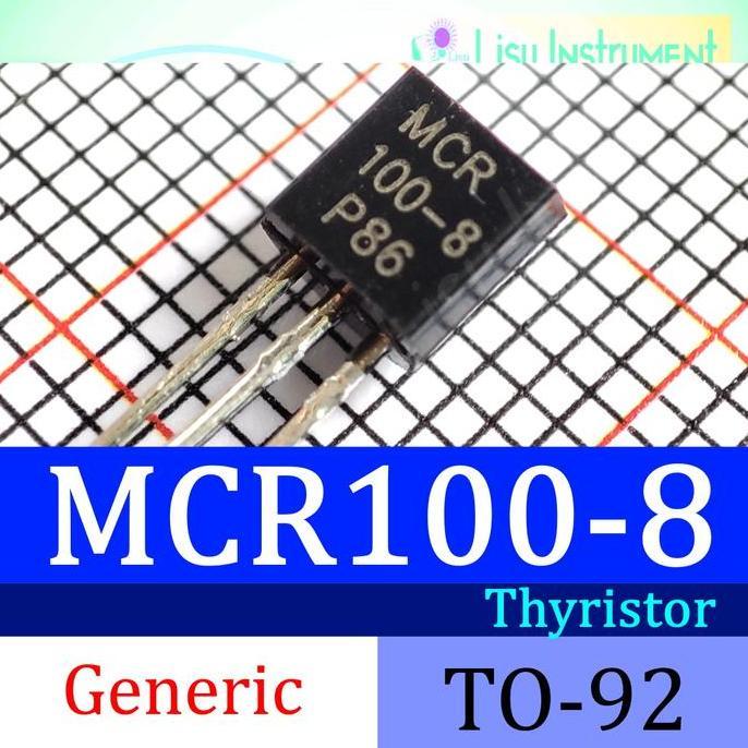 MCR100-8 MCR100 SCRS 600V 800MA TO-92 MCR1008