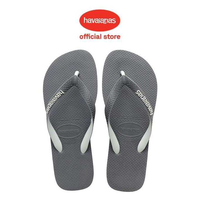 PROMO DISKON - Havaianas 002 Top Mix - Steel Gray/ Steel Gray - Sandal Pria