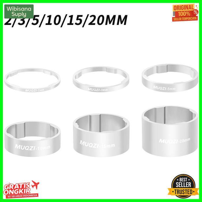 Termurah Muqzi Ring Spacer Fork Stem Adaptor Headset Sepeda Mtb Roadbike Pushbike
