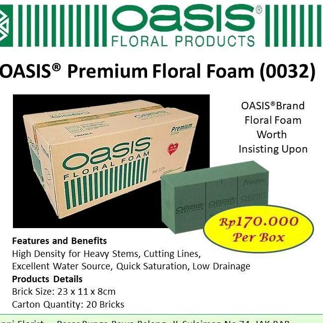OASIS Premium Floral Foam Busa Basah