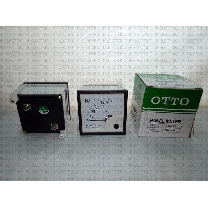 OTTO Panel Meter / Frequency Meter HZ Jarum Getar 50Hz SA-72 45-55HZ