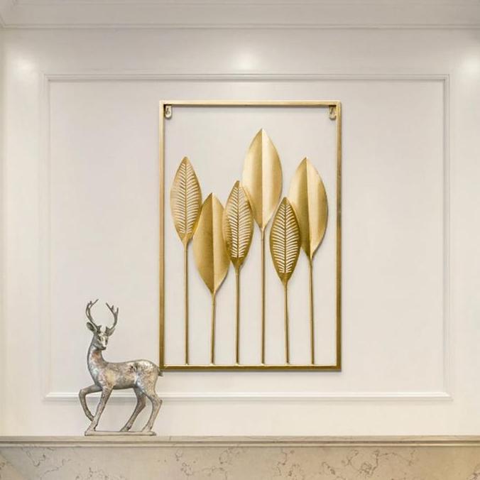 SESEBI Decor Dinding Gold 40x60 Petak Besar