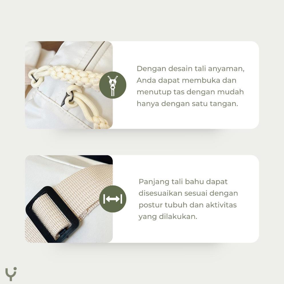 Big Sale Youra - Tas Pinggang Unisex Pria Wanita / Waist Bag Unisex / Tas Pinggang Waterproof Korea 