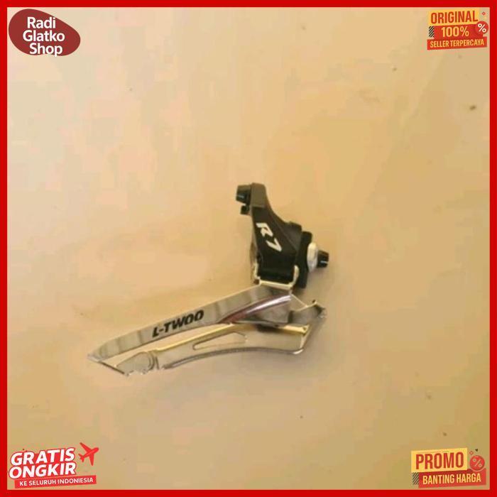 Termurah Fd Ltwoo R7 Double 2 Sp 2 Speed Braze On 2Sp Down Pull Tarikan Bawah Sepeda Lipat Seli Road
