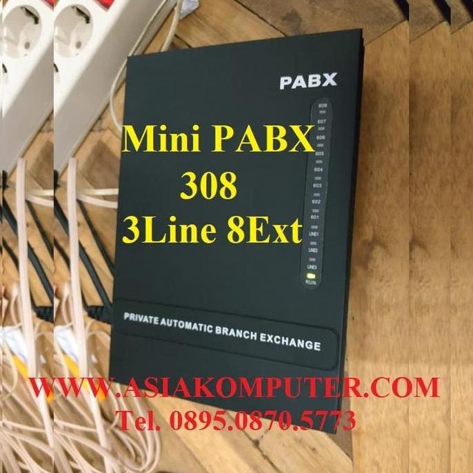 PROMO DISKON - Mini PABX Murah GENEX 308 setara PBX Sahitel PB308 Intercom D308