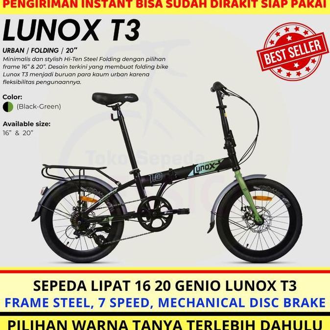 Terlaris Sepeda Lipat 16 Genio Lunox 1.0
