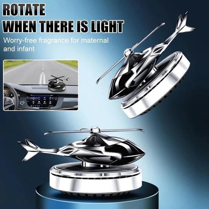 CODParfum Mobil dan Parfum Mobil Helikopter Parfum Mobil Mewah Segar Pajangan Mobil Berputar Tenaga 