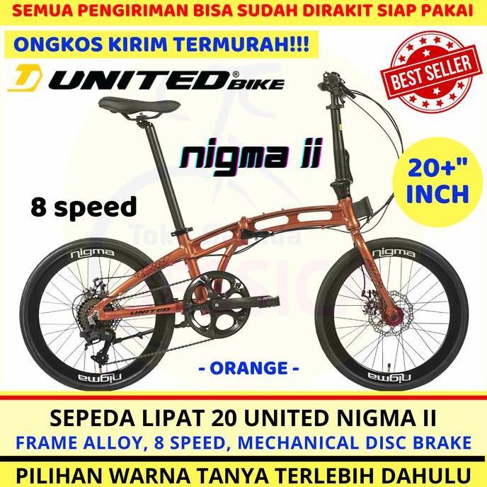 Terlaris Sepeda Lipat 20 United Nigma Ii