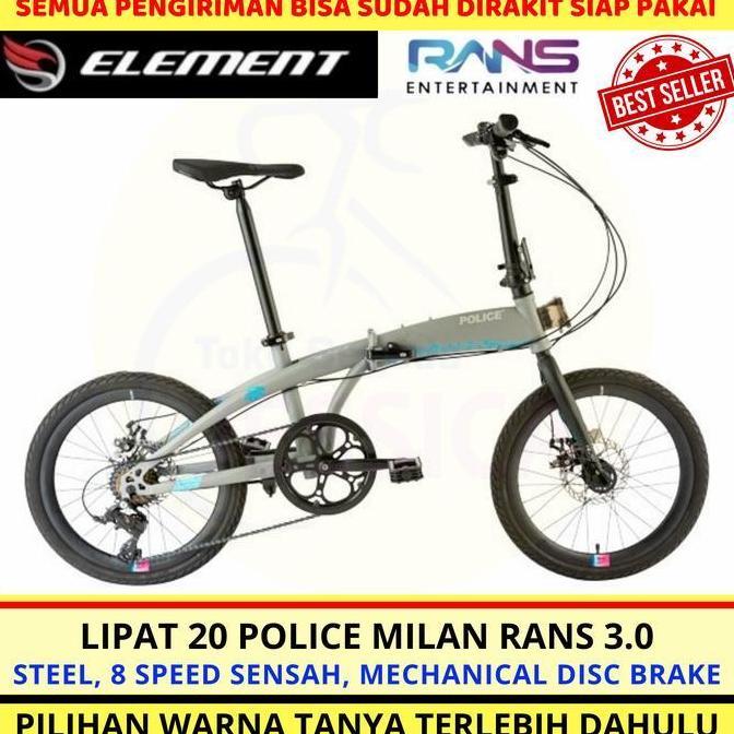 Terlaris Sepeda Lipat 20 Element Police Milan