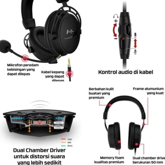 Hyper X Cloud Alpha Gaming Headset / HyperX / Hyper-X Original