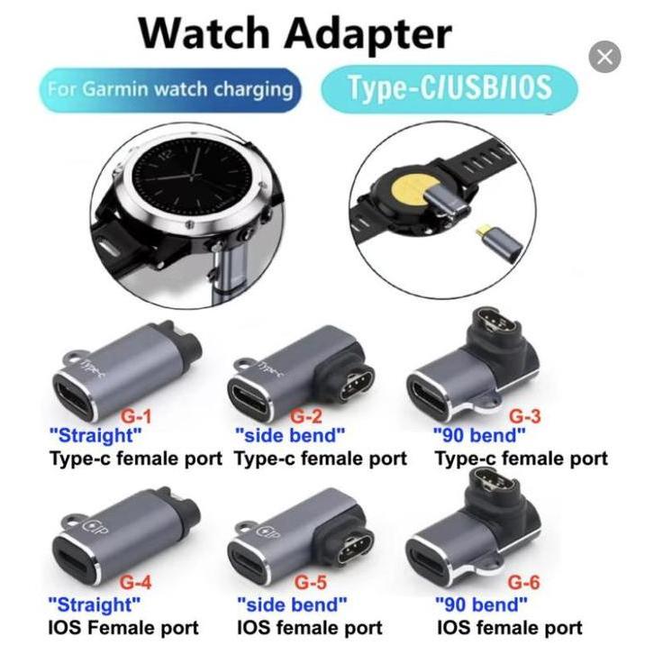 Basirguay - Kabel Charger Garmin 1 Meter - USB-C Charging Cable Fenix 7/7S/7X/6/6S/6X/5 | Forerunner