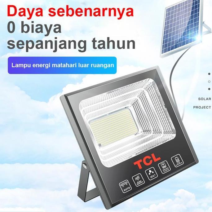 Sungd- Lampu Sorot Solar Cell  500 Watt Lampu Led Tenaga Matahari  Lampu Panel Surya  Lampu Tembak S