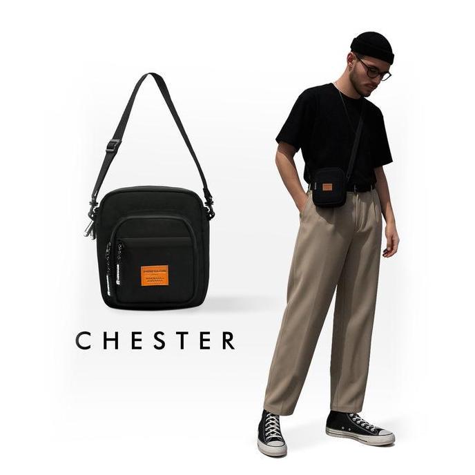 Bag- Mr Mads - Chester Sling Bag Tas Selempang Pria Waistbag Pria Crossbody
